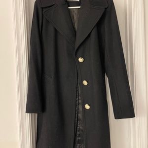 Black guess peacoat